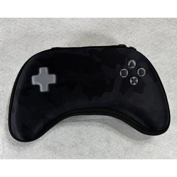 Unbranded Other - Hard‎ Shell Game Controller Carrying Case Black Camo Travel Storage Organizer